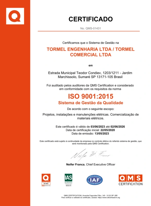 Certificado ISO 9001